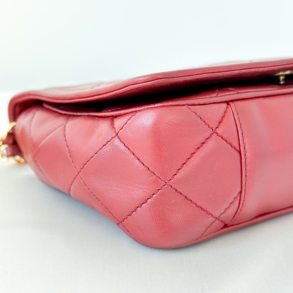 Vintage Chanel Burgundy Quilted Flap Tassel Bag - Picture 7 of 16